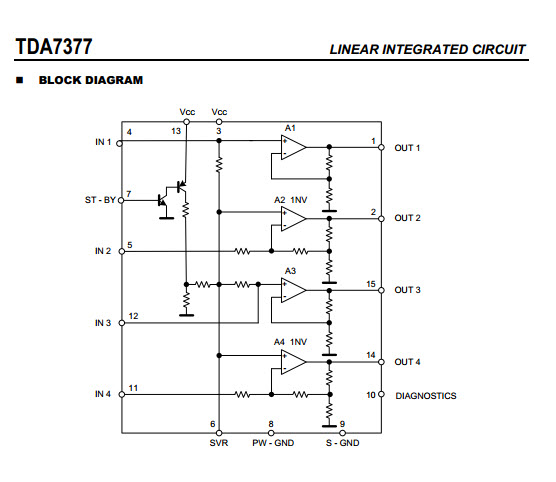 TDA7377_Block__Diagrame