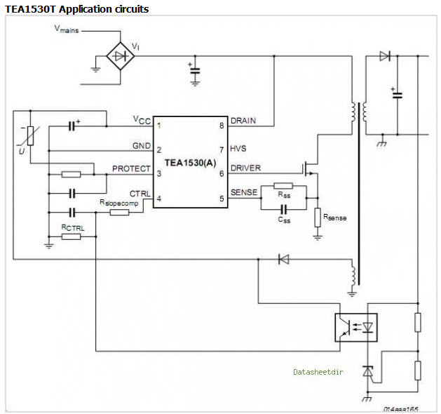 TEA1530 TEA1530 IC SWITCHING CONTROLLER, 75 kHz SWITCHING FREQ-MAX, PDIP8, 0.300 INCH, PLASTIC, MO-001, SC-504-8, SOT97-1, DIP-8, Switching Regulator or Controller