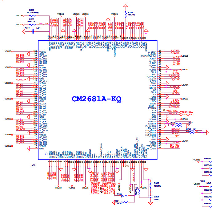 CM2681A-KQ.jpg CM2681A-KQ Timing Controller for LCD Panel