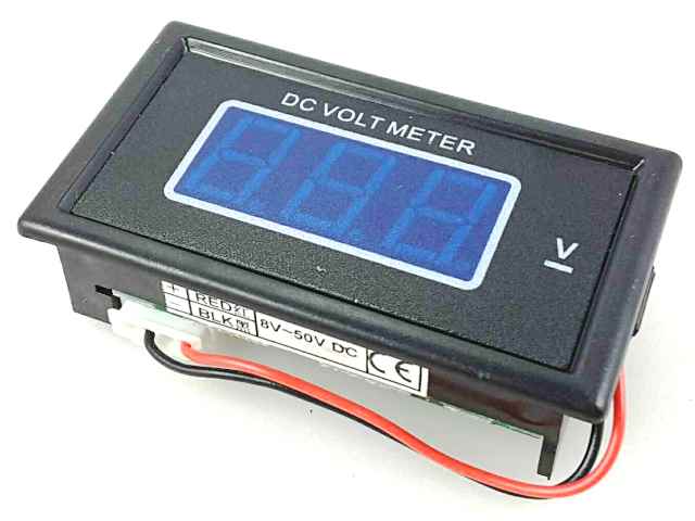 DM1-50VDC DC Voltmeter 8V-50VDC