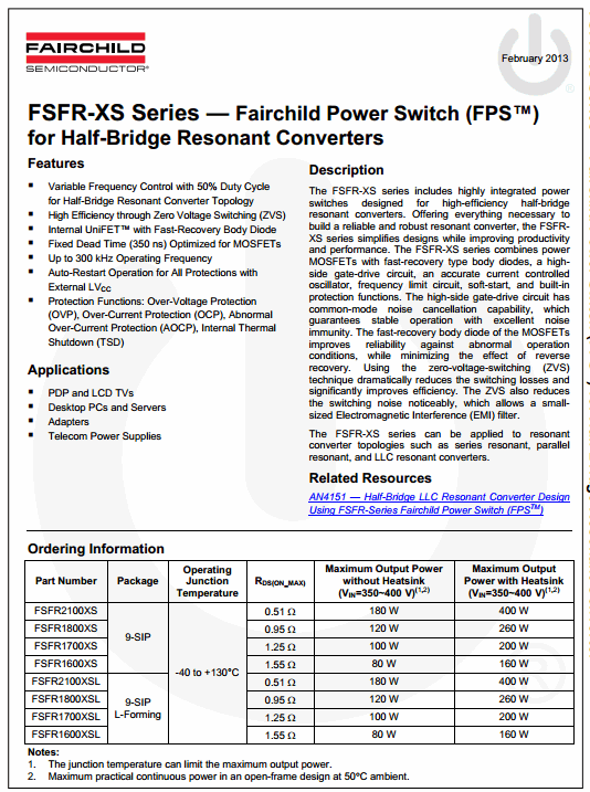 FSFR2100XSL