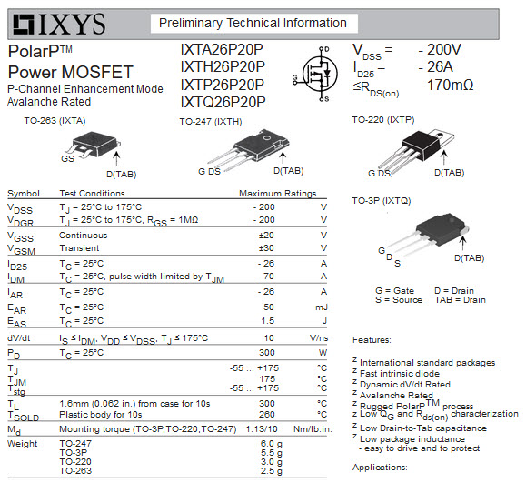 IXTP26P20