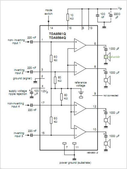 TDA8561Q-circuits