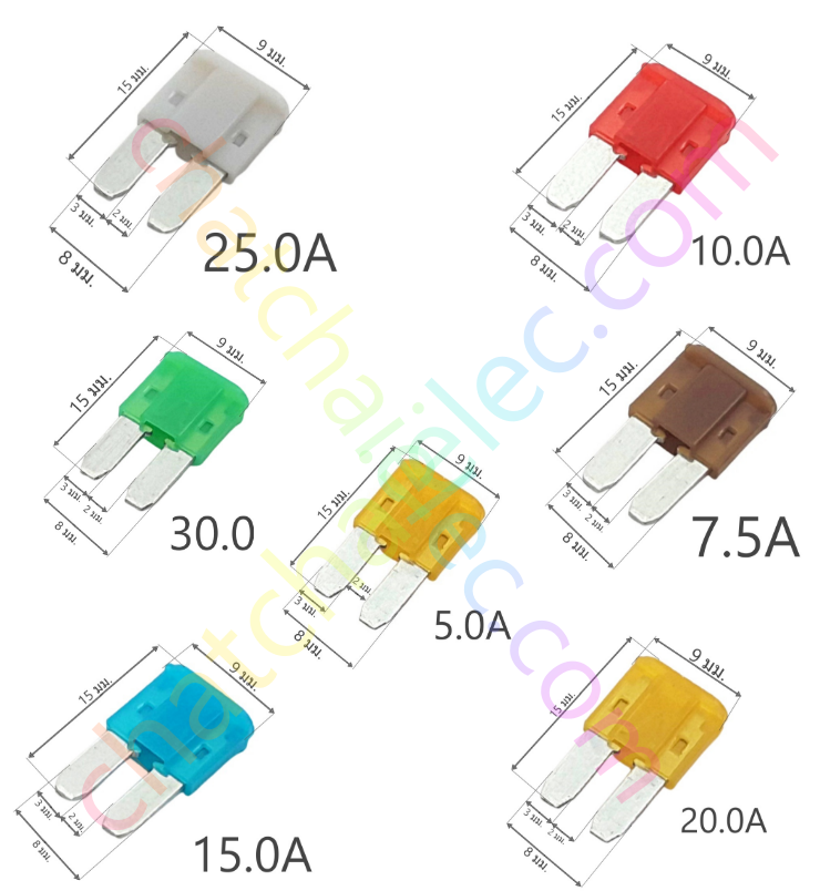 ฟิวส์ก้ามปู ขนาด Microx9