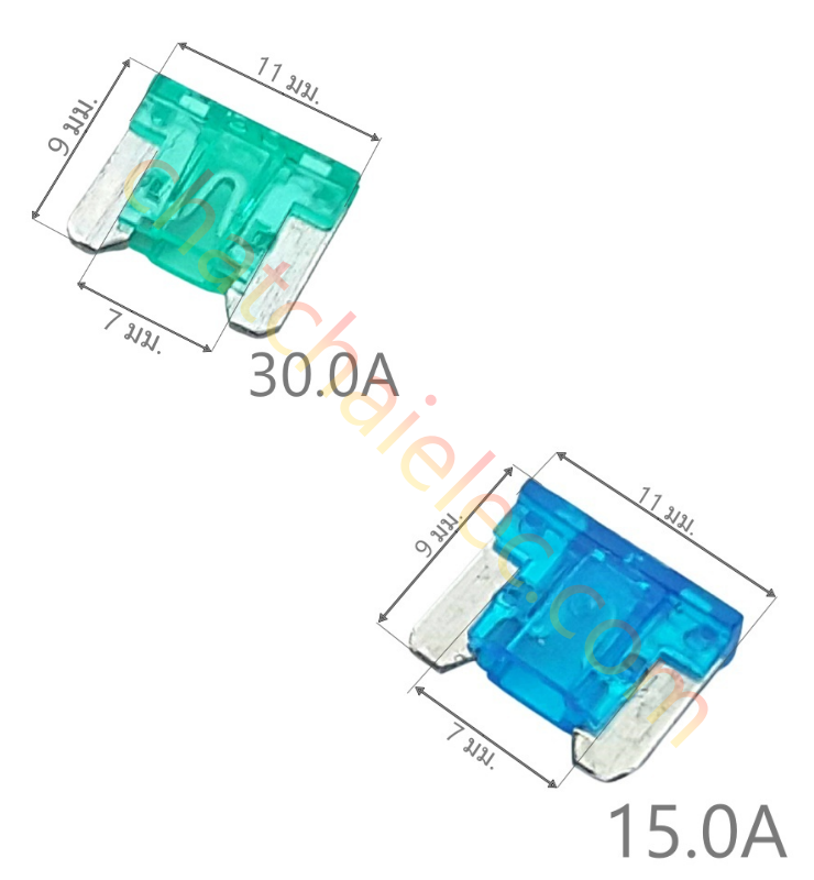 Mini fuse x 11มม.