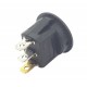 RK-201-R-3L12V สวิทช์ปิด-เปิด 3ขา12V (แบบกลม-สีแดง)