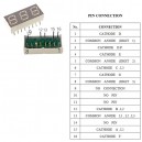 7-Sigment-3หลักสีเขียวแอโนดร่วม