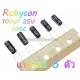 100uF-25V-105C อิเล็คโทรไลท์คาปาฯ-(แพ็คละ5ตัว)