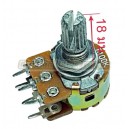 B100K-6PS โวลุ่ม-2ชั้นแกนสั้น-6ขา