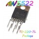 AN5522-(TO-220-7L) ไอซีเวอร์เอ้าพุทสำหรับทีวีจอแก้ว