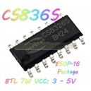 CS8326S-(ESOP-16) ไอซีขยายเสียง-ฺBTL:7.0W-VCC3-5V