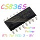 CS8326S-(ESOP-16) ไอซีขยายเสียง-ฺBTL:7.0W-VCC3-5V