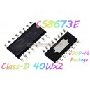 CS8673E-(ESOP-16) ไอซีขยายเสียง-Class-D-40Wx2