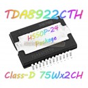 TDA8922CTH-(HSSOP-24) เพาเวอร์แอมป์-Class-D-75Wx2CH