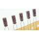 22UF-50V-(แพ็คละ 5ตัว) อิเล็คโทรไลค์คาปาซิเตอร์