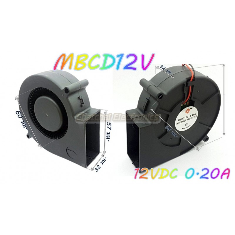MSDC12V DC-Blower-12VDC/0..20A