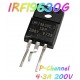 IRFI9630G-(TO-220F) P-Channel-4.3A/200V